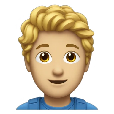 Il est tout bleu sticker