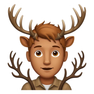 Celtic god Carnunous  sticker