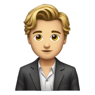 Young Leonardo DiCaprio sticker