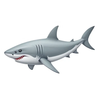 Un tiburón con zapatos nike  sticker