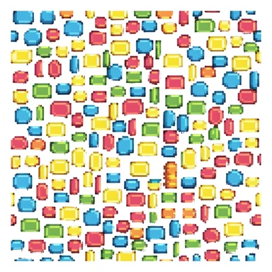 colorful candy sticker