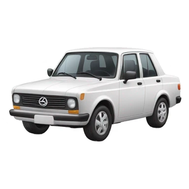 Un auto lila sticker