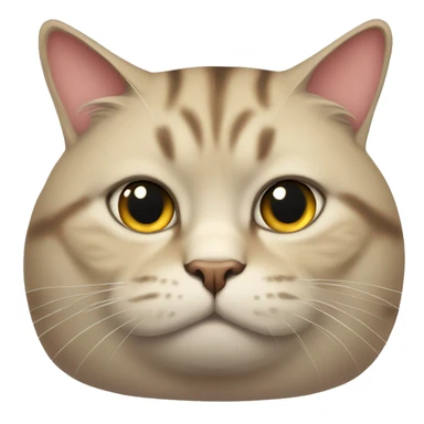 really fat cat sticker