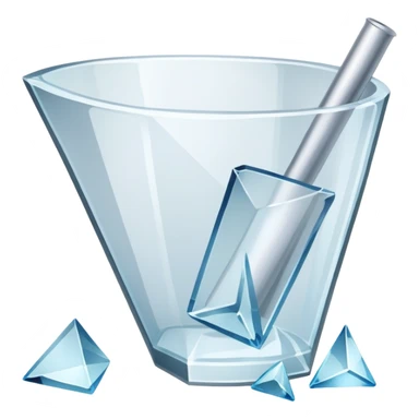 broken glassware  sticker