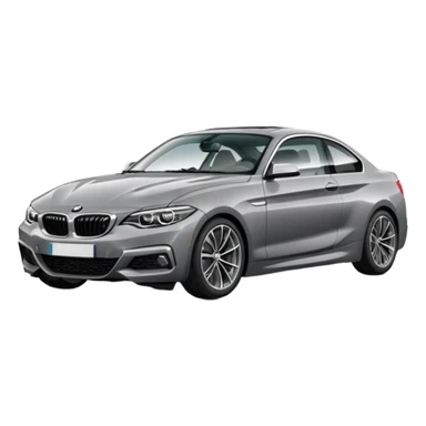 Grey bmw g26 emoji sticker