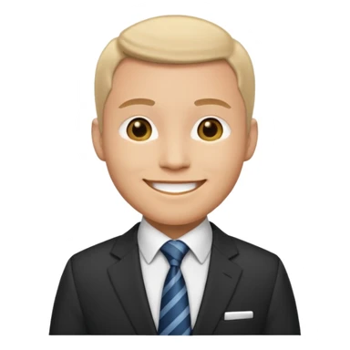 Business analytics Man sticker