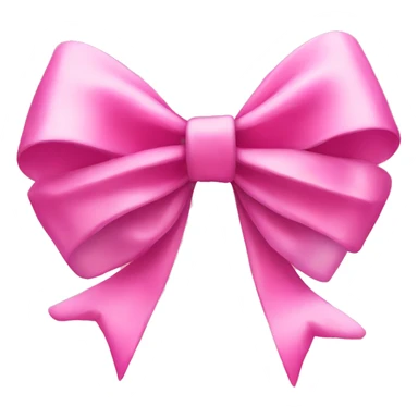 Pink Christmas bow sticker