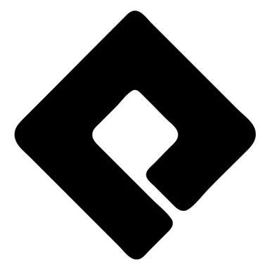 atlassian jira logo as a solid black icon, minimal sticker