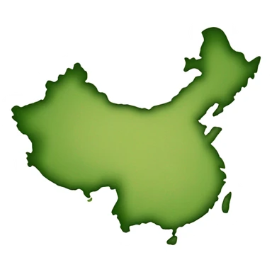 Map of China  sticker