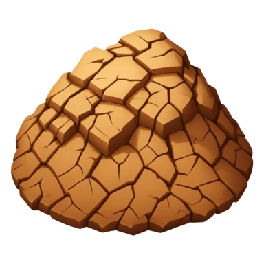 Brown earth sticker
