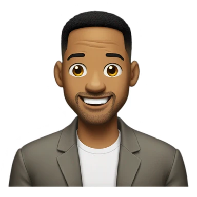Will smith happy surprise sticker