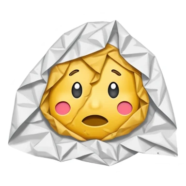 Üzgün bakan bir Sınav kağıdı sticker