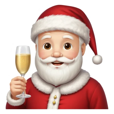 Santa Claus new year sticker