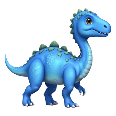 small herbivorous celestial dinosaur that walks on all fours sticker