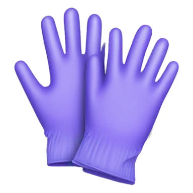 Pair of Nitrile gloves  sticker