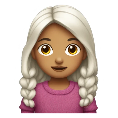 Niña con suéter  sticker