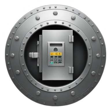 bank vault sticker