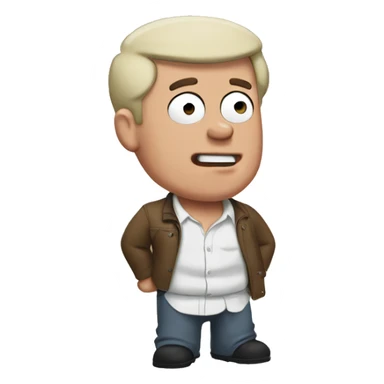 Family guy cartoon sticker