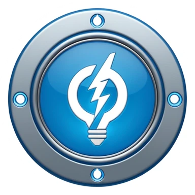 create a logo for company named Noor Electro mechanical Works LLC UAE with electricity symbol in center sticker