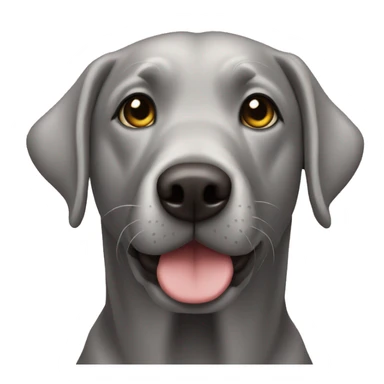 Silver lab sticker