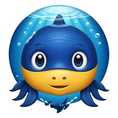 Deep Ocean with background  sticker