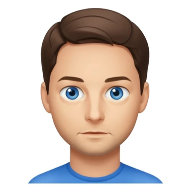 Tobey Maguire with blue eyes sticker