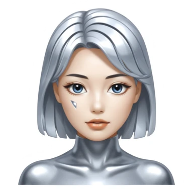 Russian sport glory silver sorayama sticker