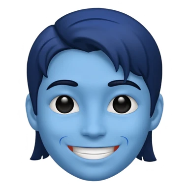 Blue Face  sticker