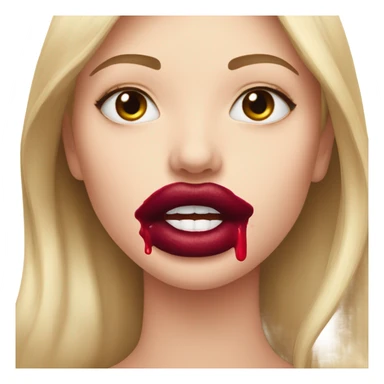 Lipstick stain sticker