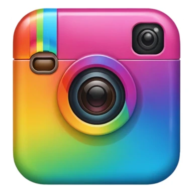 Instagram logo emoji style variation 4 sticker