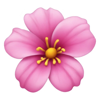 pink flower sticker