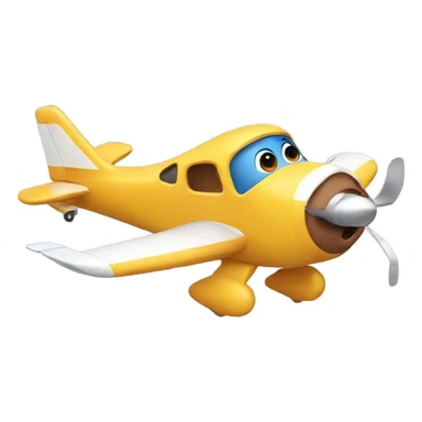 Dog flying a plane  sticker