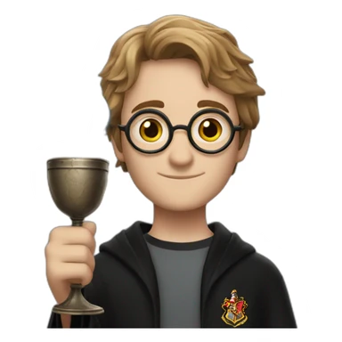 Harry Potter with the goblet of fire sticker