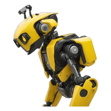 robot boston dynamics yellow sticker