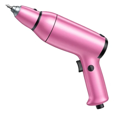 Pink nail drill  sticker