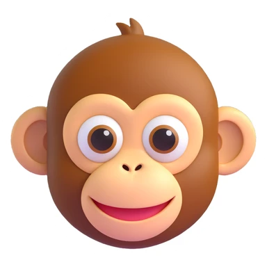 Monkey sticker