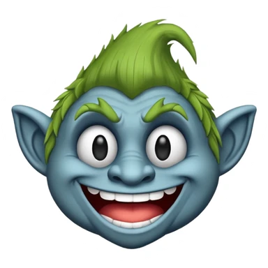 I wanna make troll face emoji sticker
