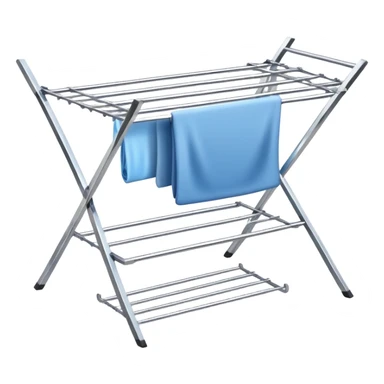 Laundry drying rack sticker