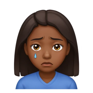 A girl taking the L sticker