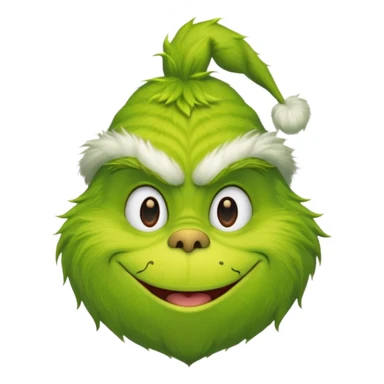 The Grinch is penes sticker