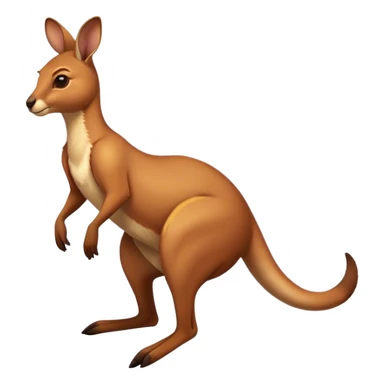 the iconic Full-body Australian Kangaroo  jump– Cinematic-realistic Australian kangaroo, jumping with powerful hind legs and a muscular tail for balance. Its reddish-brown fur glows under the golden sunlight, ears perked and eyes alert.  sticker