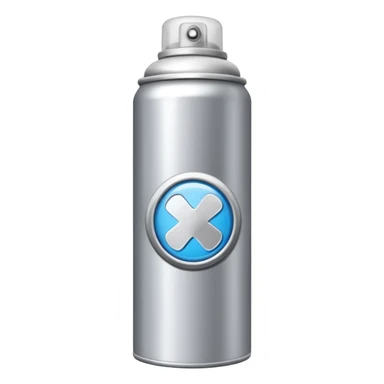 a can of hairspray sticker