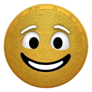 smiling face with bitcoin eyes sticker