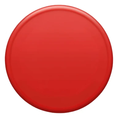 bolinha sólida vermelha para marcar início de frase sticker