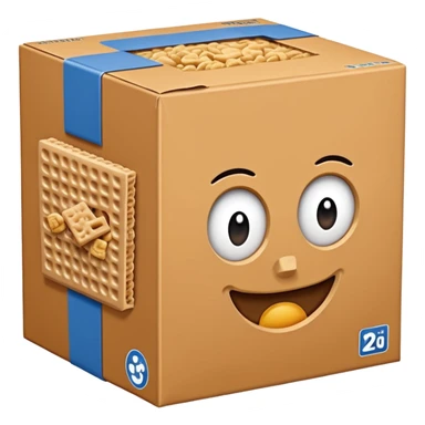 box of shreddies sticker