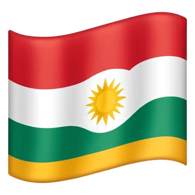 kurdistanflag sticker