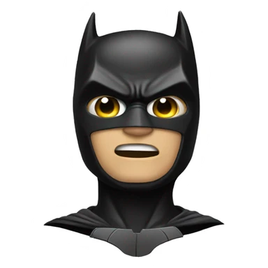 Batman with mask ob sticker