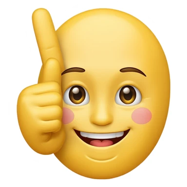 Smile face with a middle finger flicking people off sticker