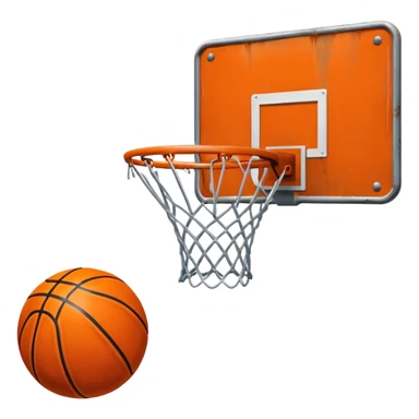basketball hoop sticker