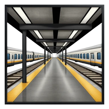 TRAIN PLATFORM sticker